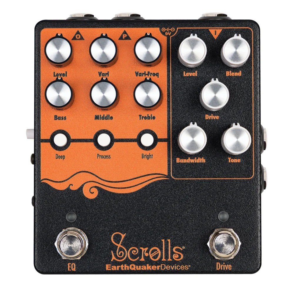Earthquaker Devices Scrolls Bass Odyssey Preamp Pedal — photo 1