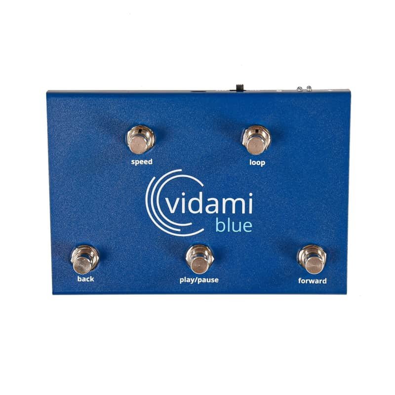 Used Vidami Blue Hands Free Bluetooth Video Looper & DAW Controller Pedal