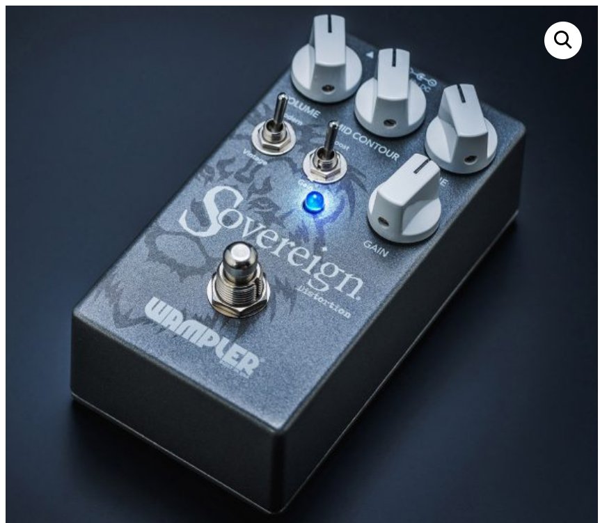 Wampler Sovereign Distortion Pedal — photo 1