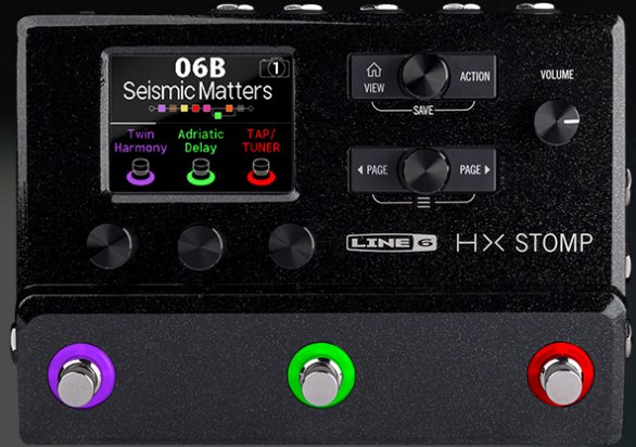 Line 6 HX Stomp Guitar Effects Processor - Black — photo 1