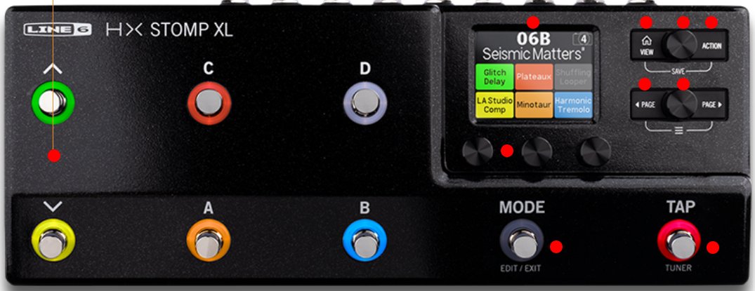 Line 6 HX Stomp XL Pedal - Black — photo 1