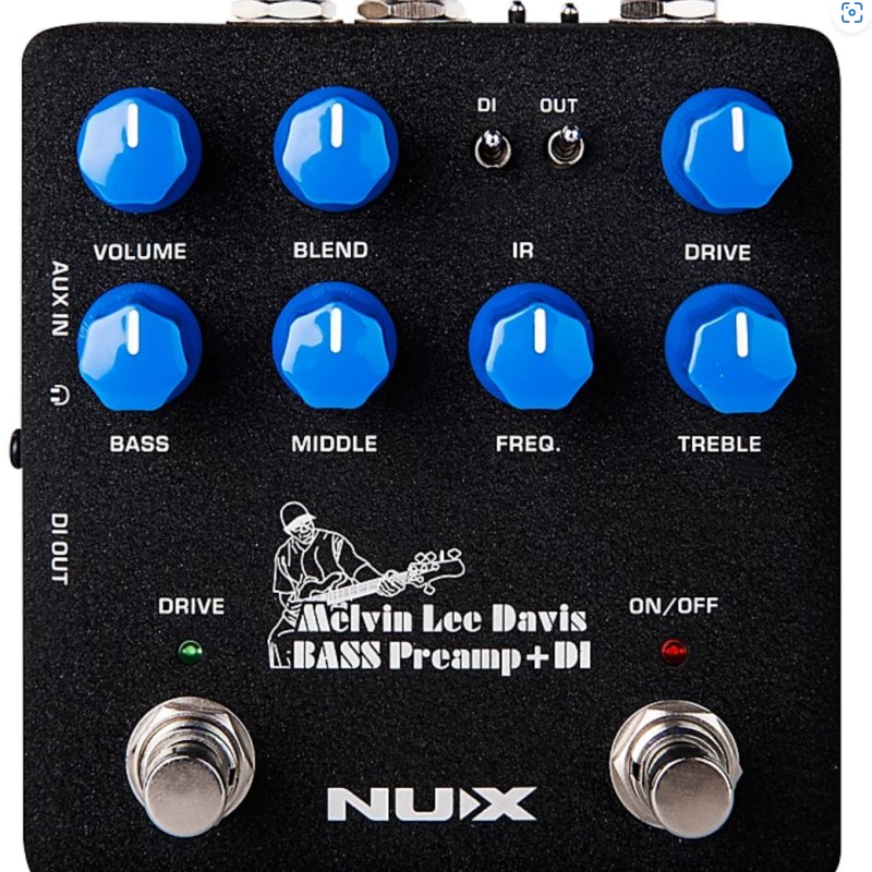 NuX Melvin Lee Davis Bass Pre Amp+DI