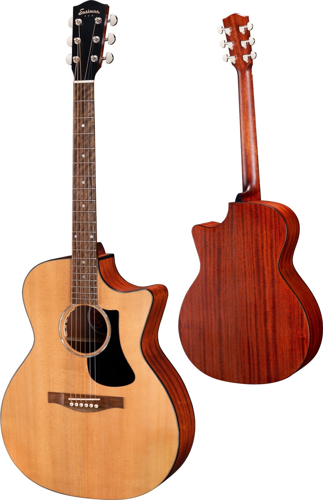 Used Eastman PCH1-GACE Acoustic Electric Guitar - Natural — photo 1