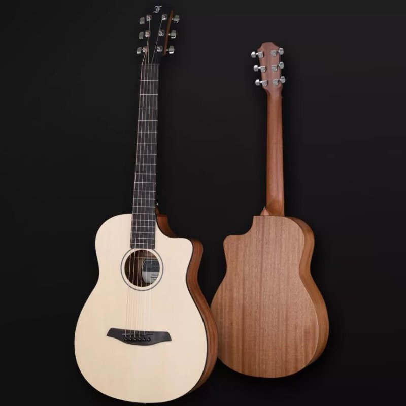 Furch Pioneer-EM a Acoustic Electric Travel Guitar - Natural