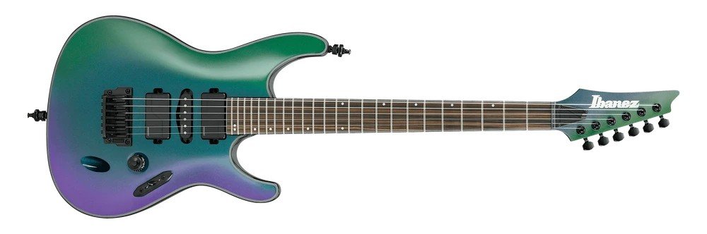 2020's Ibanez S671ALB Electric Guitar - Blue Chameleon — photo 1