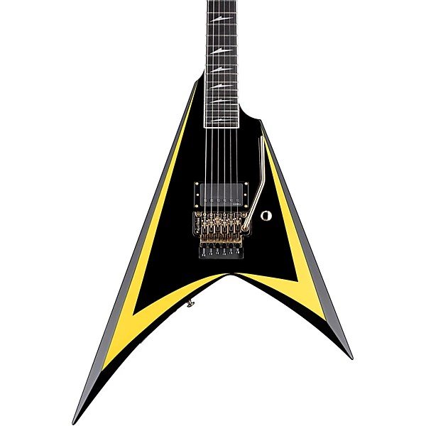 2026 ESP Ltd Alexi Laiho Arrowhead SE 20th Anniversary Electric Guitar - Black and Yellow — photo 1