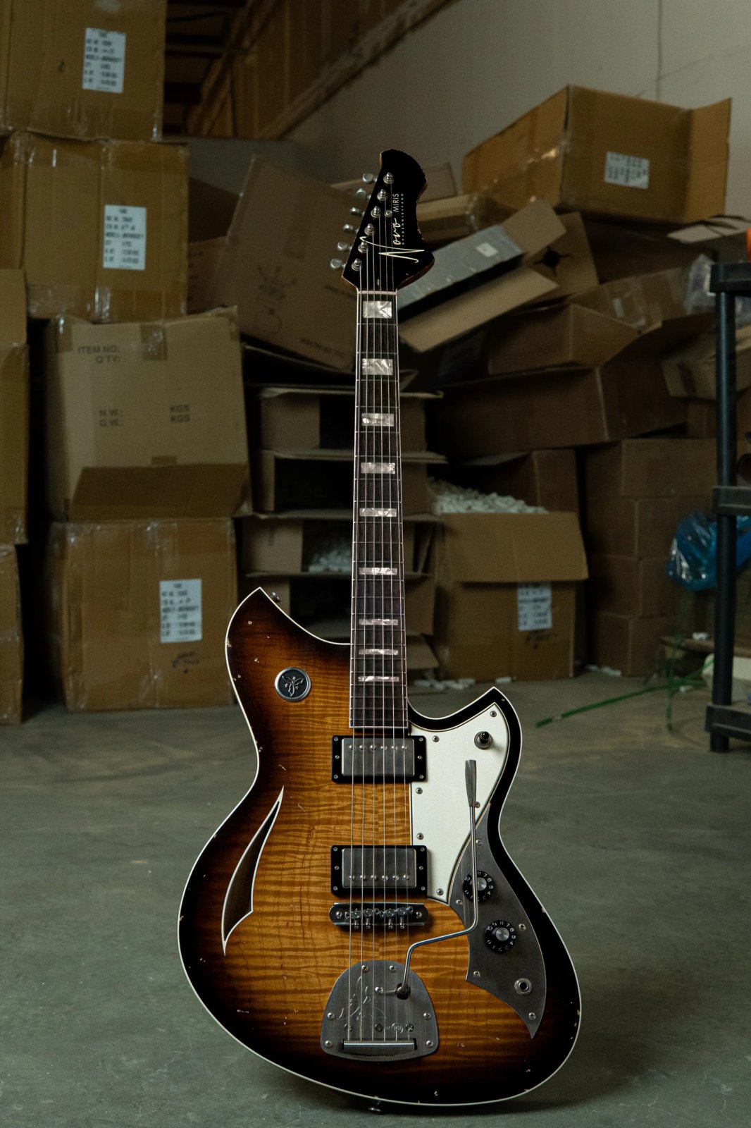 Novo Guitars Dealer Ltd. Miris JHH - Amber Burst — photo 1