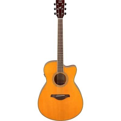 2022 Yamaha FSC-TA TransAcoustic Concert Acoustic Electric Guitar - Vintage Tint
