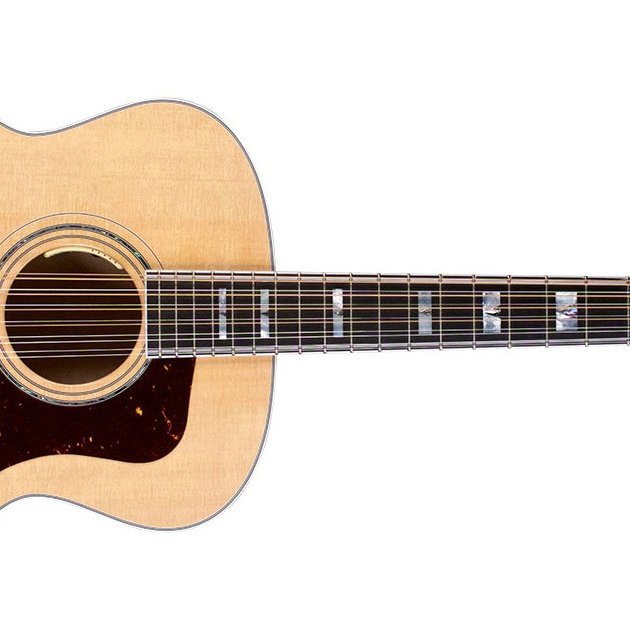 Guild F-512E Maple Jumbo 12-String Acoustic Electric Guitar - Blonde