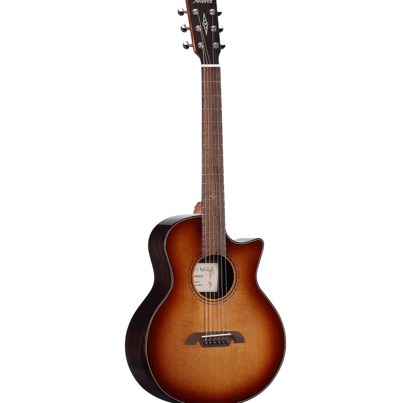 2022 Alvarez Artist Elite LJE95CEARSHB Little Jumbo Travel Acoustic Electric Guitar - Shadowburst