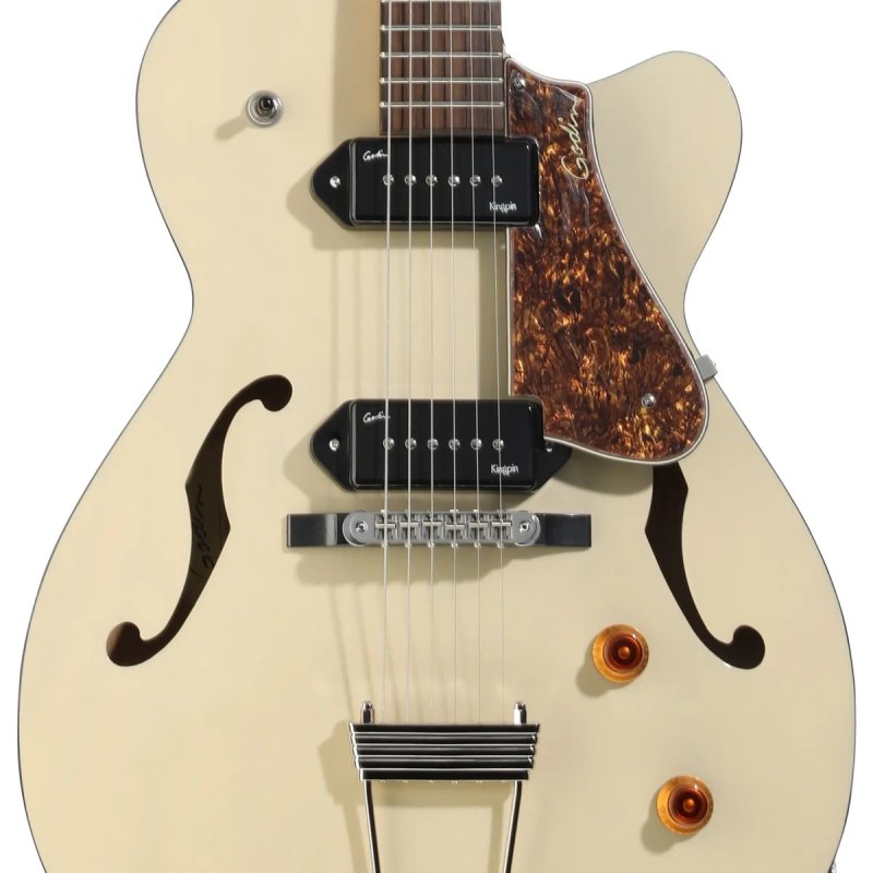 Godin 5th Avenue TL Kingpin P-90 Hollowbody Electric Guitar - Cream
