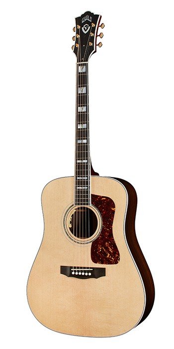 Guild USA D-55E Acoustic Electric Guitar - Natural — photo 1
