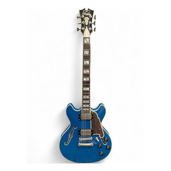 2021 D'Angelico Deluxe Mini DC - Blue Sapphire