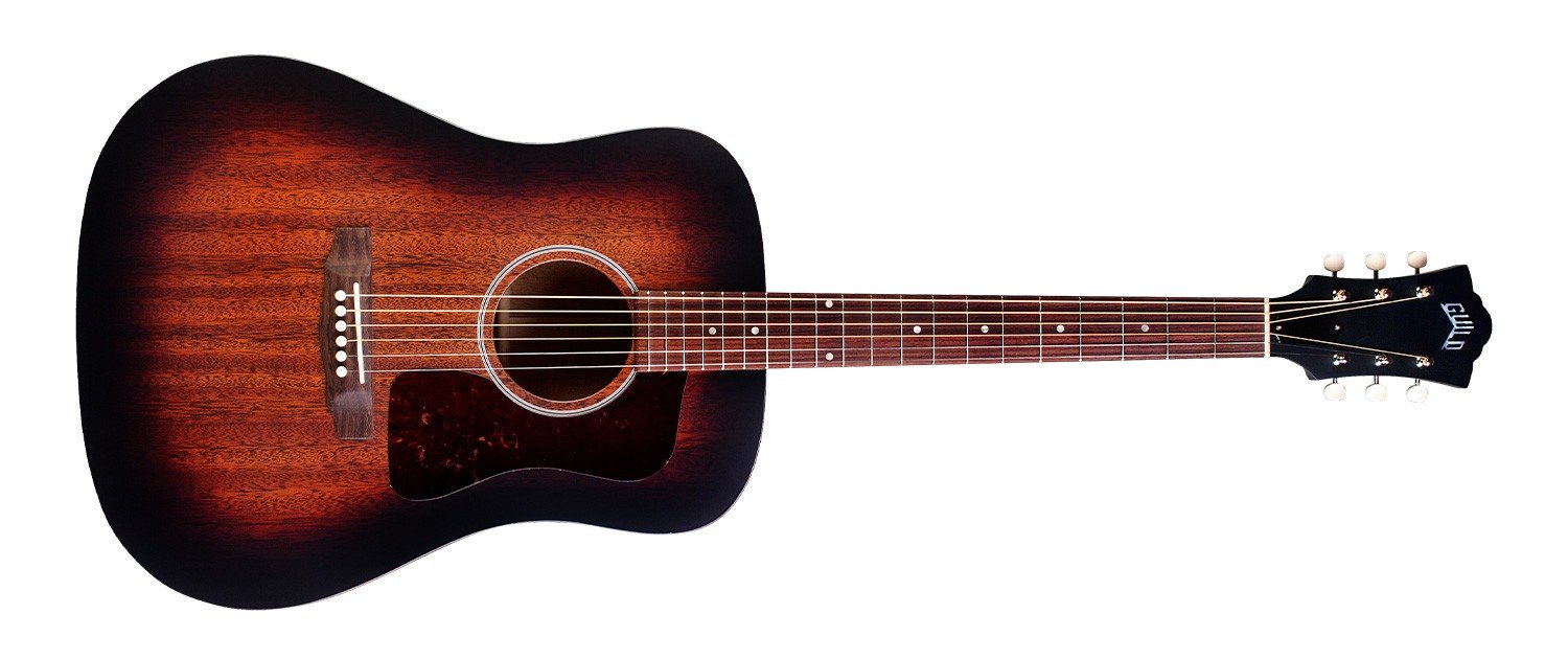 Guild D-20E Acoustic Electric Guitar - Vintage Sunburst — photo 1