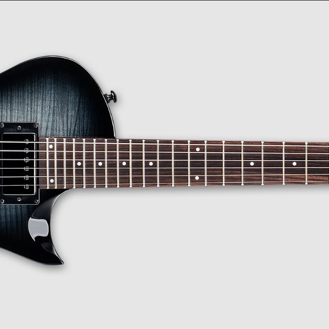 ESP LTD EC-200DX Solid Body Electric Guitar - Charcoal Burst