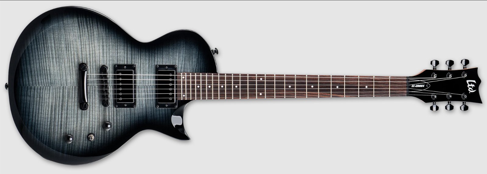 ESP LTD EC-200DX Solid Body Electric Guitar - Charcoal Burst — photo 1
