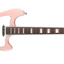 Guild Surfliner Deluxe Electric Guitar with Floating Vibrato Tailpiece - Rose Quartz Metallic