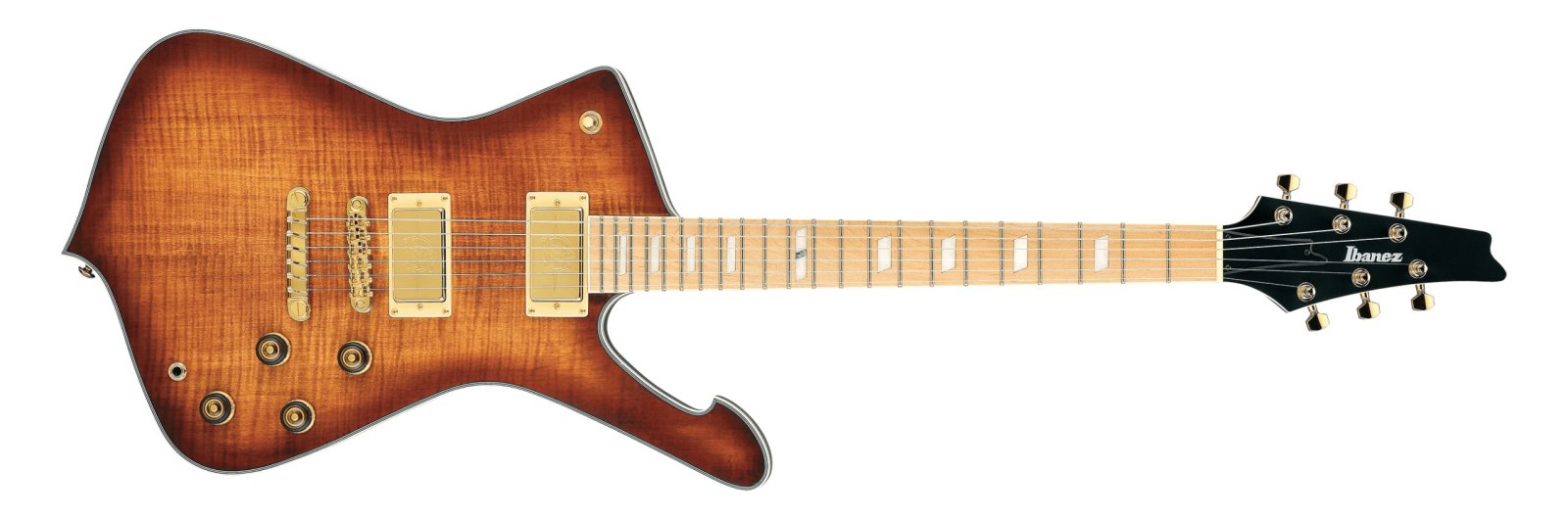 Ibanez IC420MFM Iceman - Caramel Burst Low Gloss — photo 1