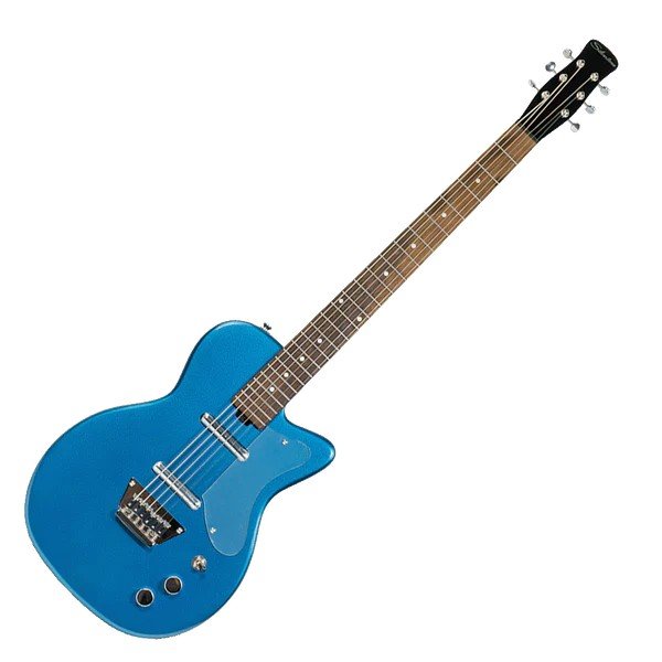 Silvertone 1373 Baritone Electric Guitar - Pelham Blue — photo 1
