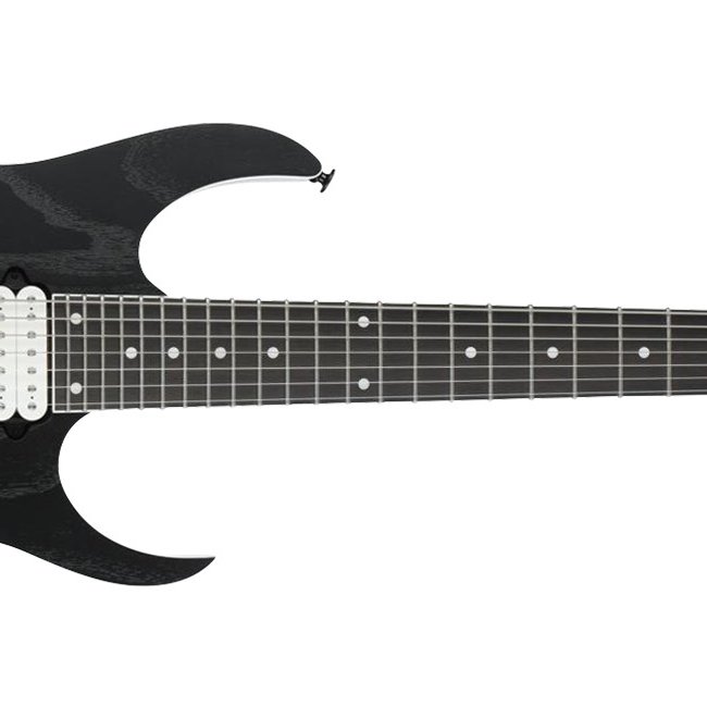 Ibanez Prestige RGR752AHBF 7-String Electric Guitar - Weathered Black