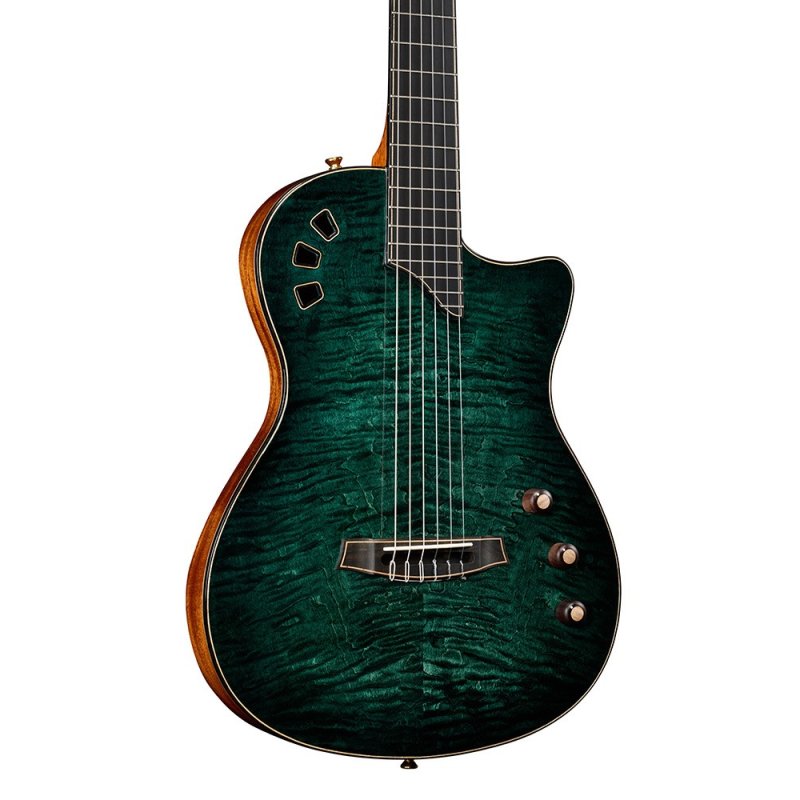 Cordoba Stage Artist Thinline Classical Electric Guitar - Agave Burst