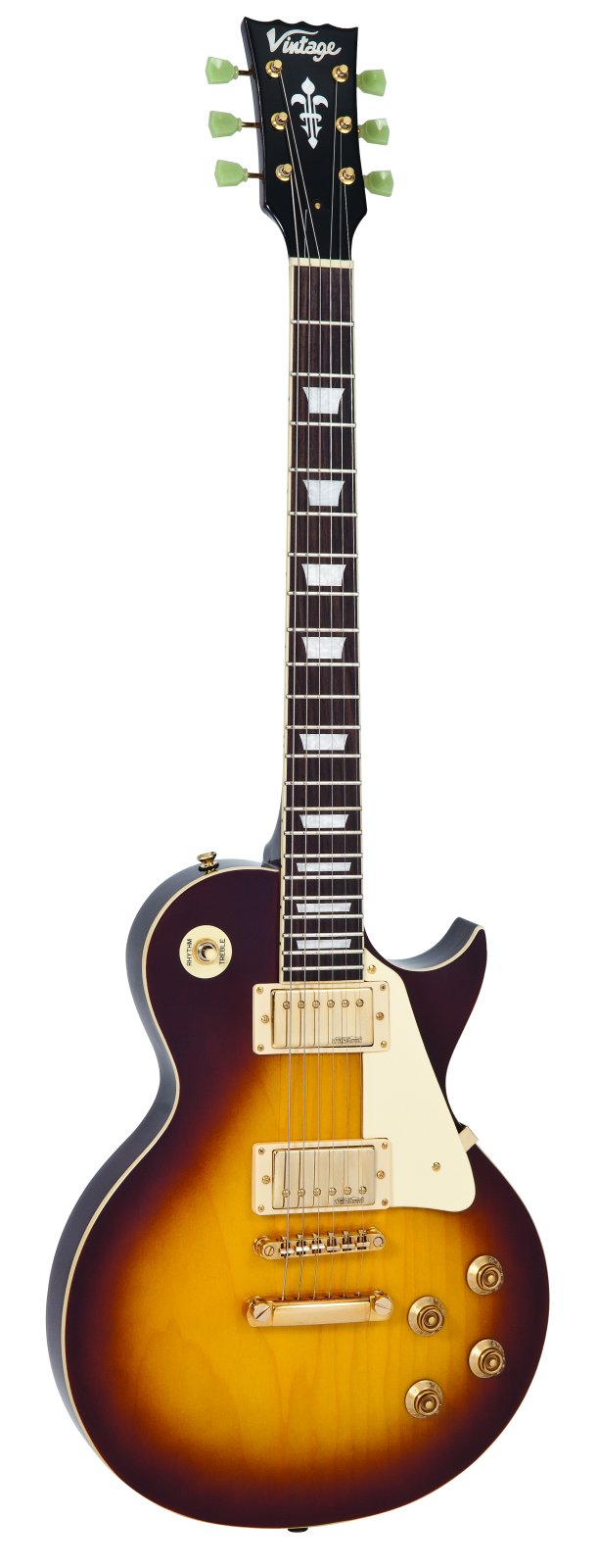 Vintage V100 Reissued Guitar - Tobacco Sunburst — photo 1