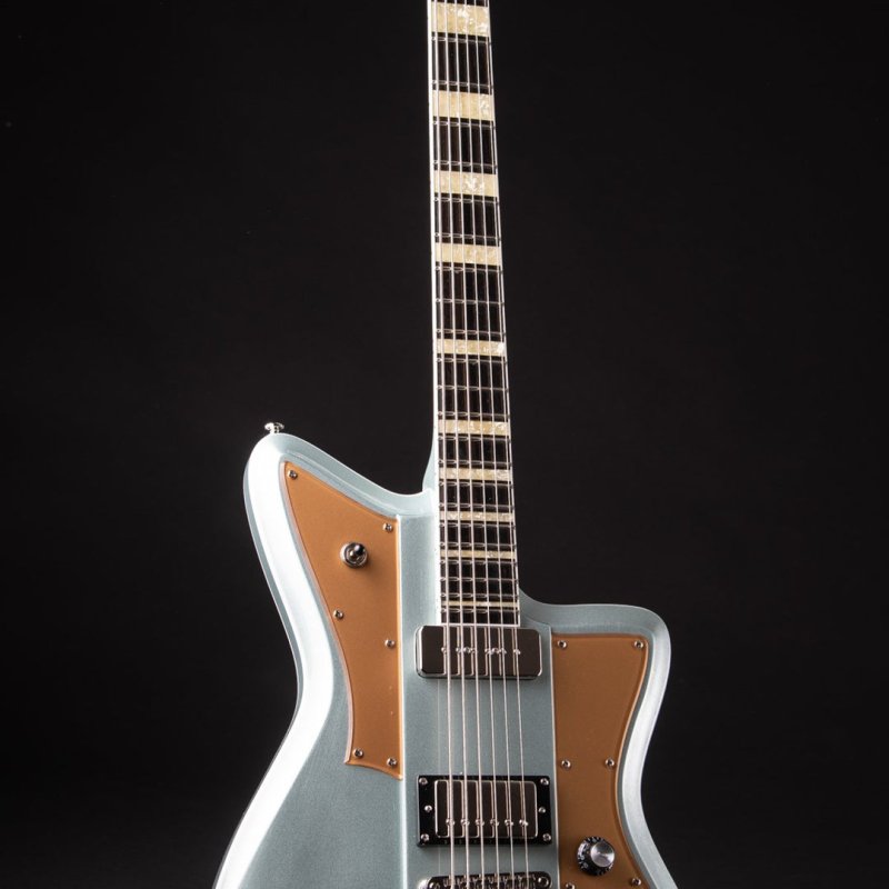 Rivolta Mondata Baritone Ice Blue Metallic w/gig bag