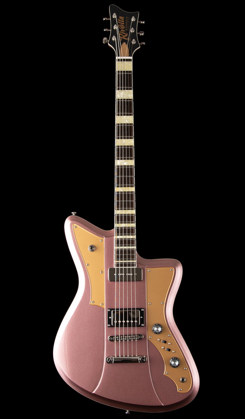 Rivolta Mondata Baritone Burgundy Mist Metallic w/gig bag — photo 1