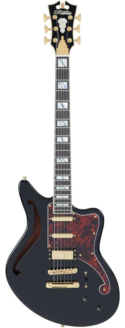 D'Angelico Deluxe Bedford SH Black — photo 1