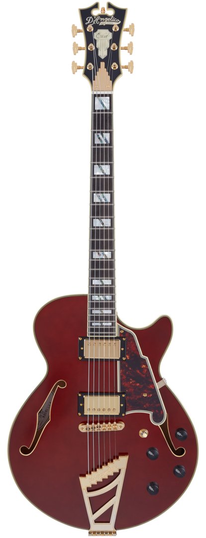 D'Angelico Excell Ex SS Violin Red Semi Hollow w/HSC — photo 1