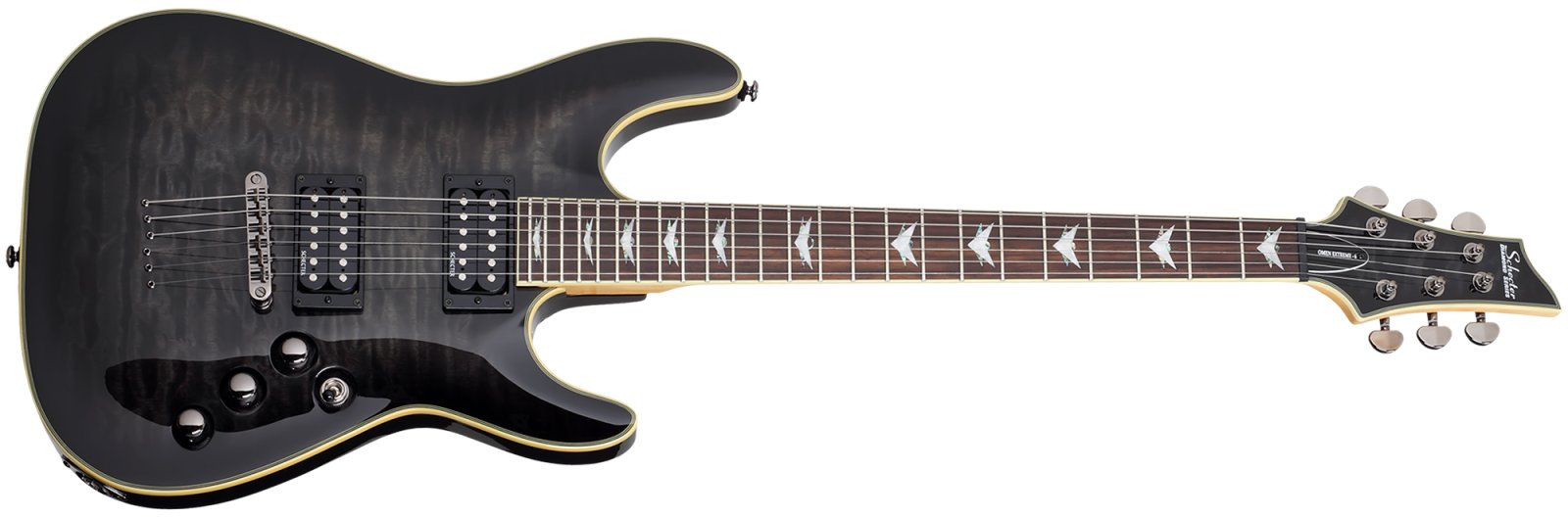 Schecter Omen Extreme-6 Electric Guitar (See-Thru Black) — photo 1