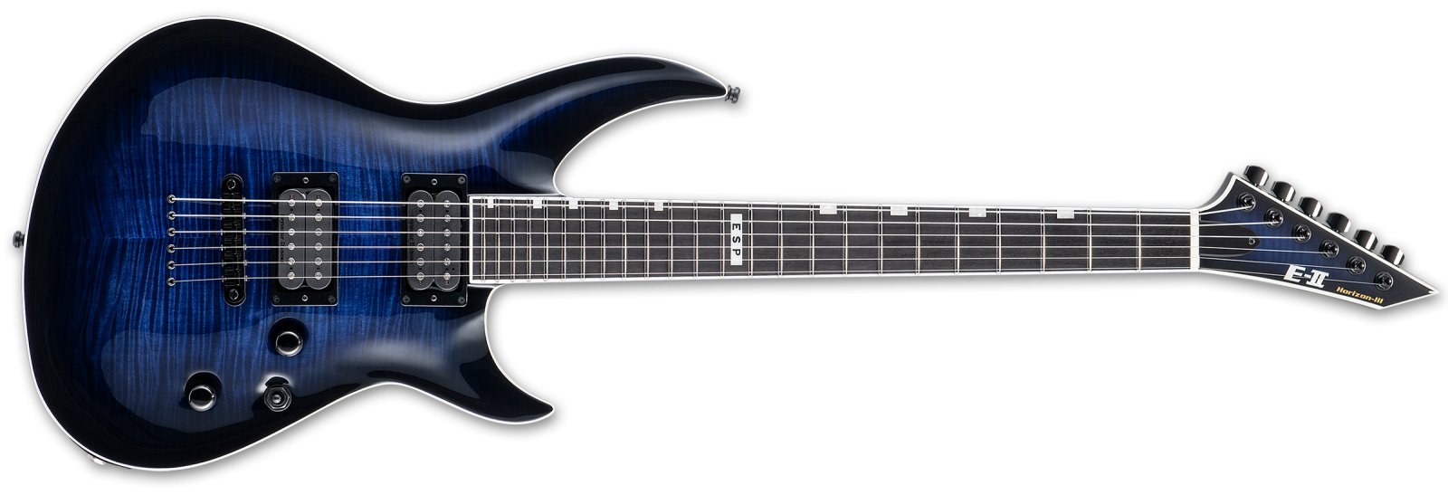 ESP E-II Horizon III Raindeer Blue Quilted Maple w/HSC — photo 1