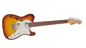 Vintage Custom Spec TL V72HFTB Flamed Tobacco Burst — photo 1