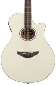Yamaha APX600 Thin Body Acoustic-Electric in Vintage White — photo 1