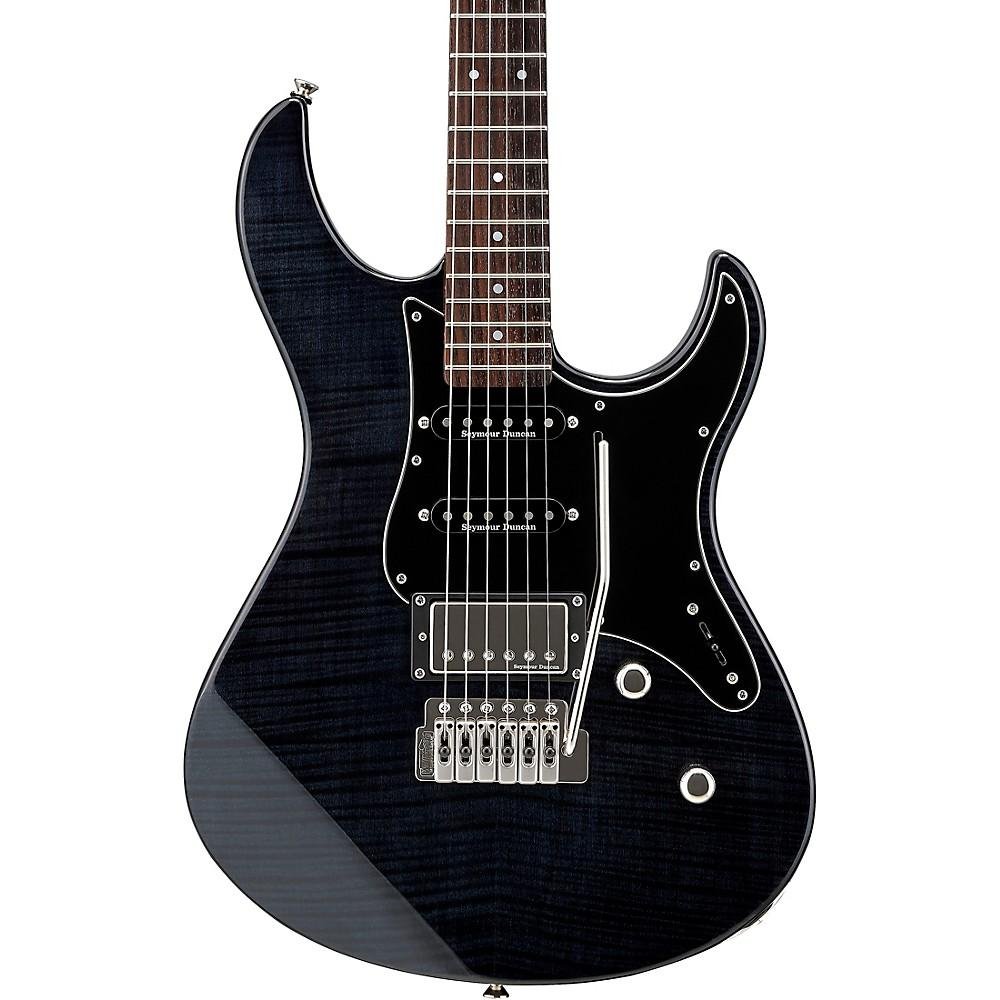 Yamaha Pacifica 612VII Flame Maple Electric Guitar Transparent Black — photo 1