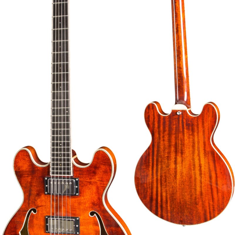 Eastman T184MX Thinline Guitar with hard case