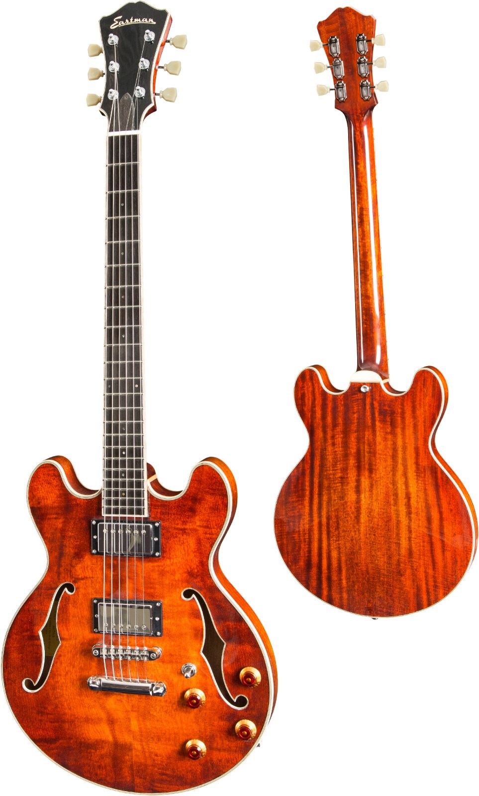 Eastman T184MX Thinline Guitar with hard case — photo 1