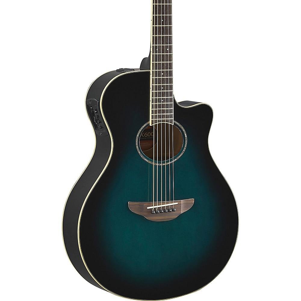 Yamaha APX600 in Oriental Blue Burst — photo 1