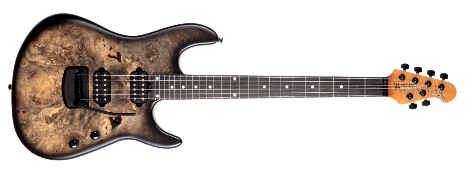 Ernie Ball Music Man Jason Richardson 7-String Cutlass - Buckeye Burl — photo 1