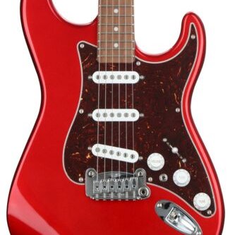 G&L Fullerton Deluxe S-500 Candy Apple Red Sparkle w/gig bag