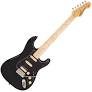 Vintage V6H Boulavard Black Reissued Guitar — photo 1