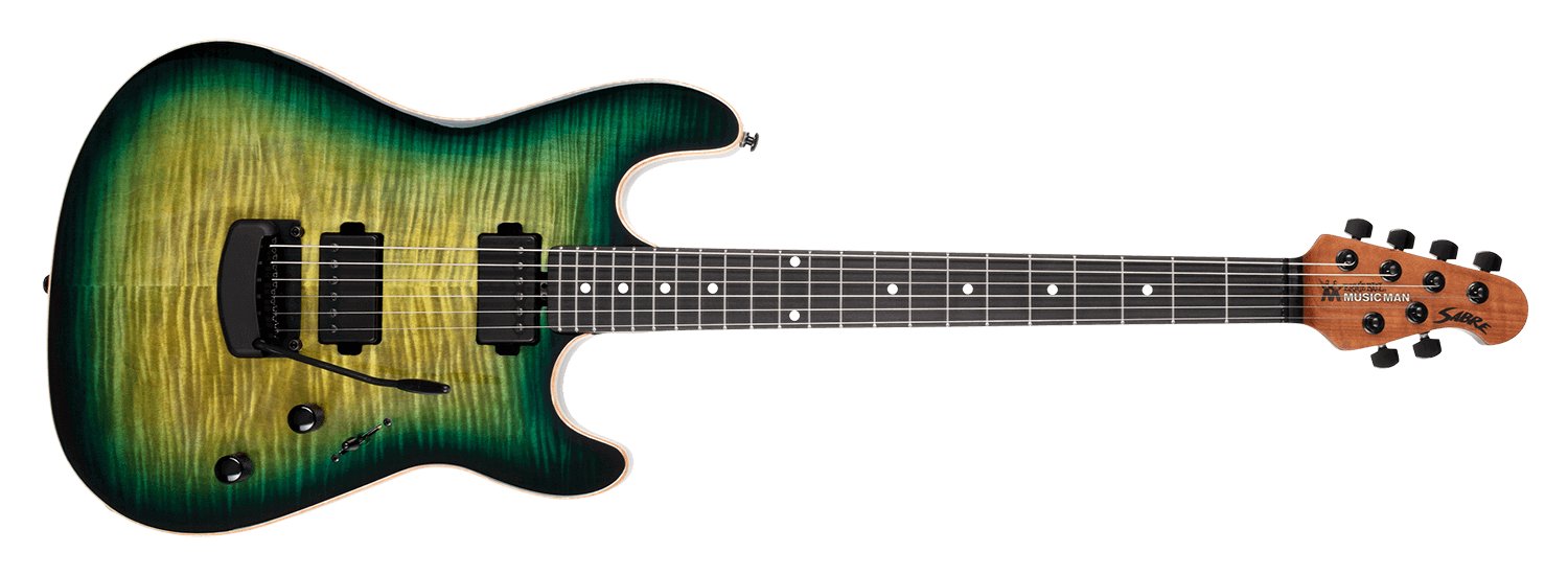 2022 Ernie Ball Music Man Sabre HH - Gator Burst — photo 1