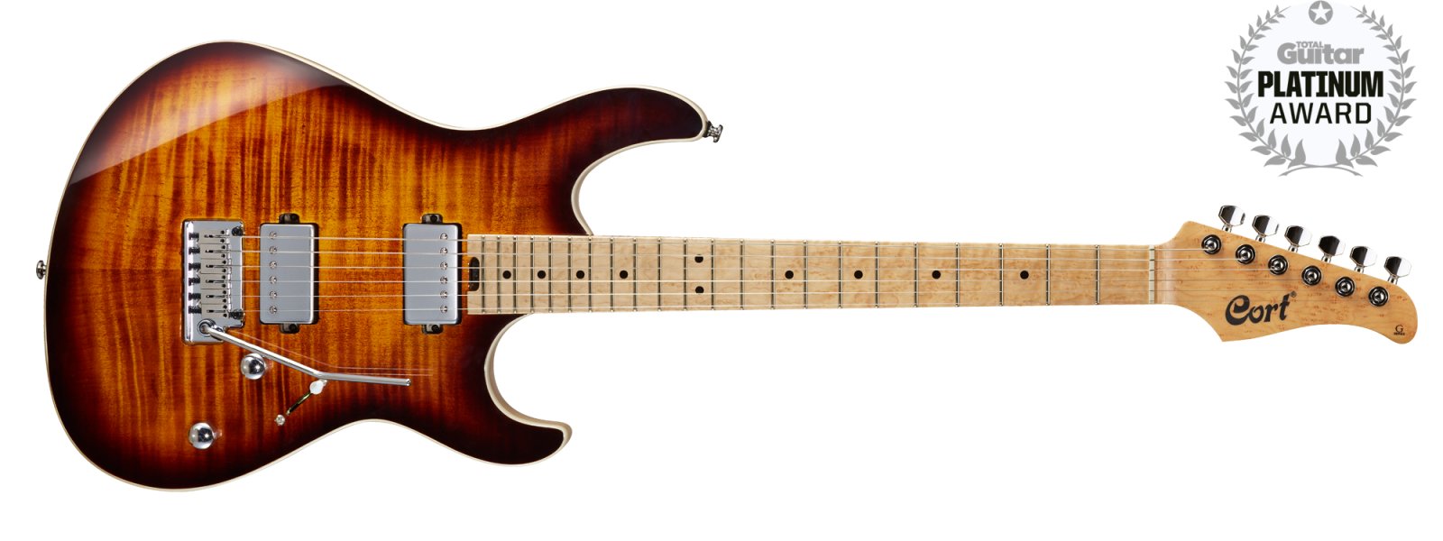Cort G290 FAT Flamed Tobacco Burst — photo 1