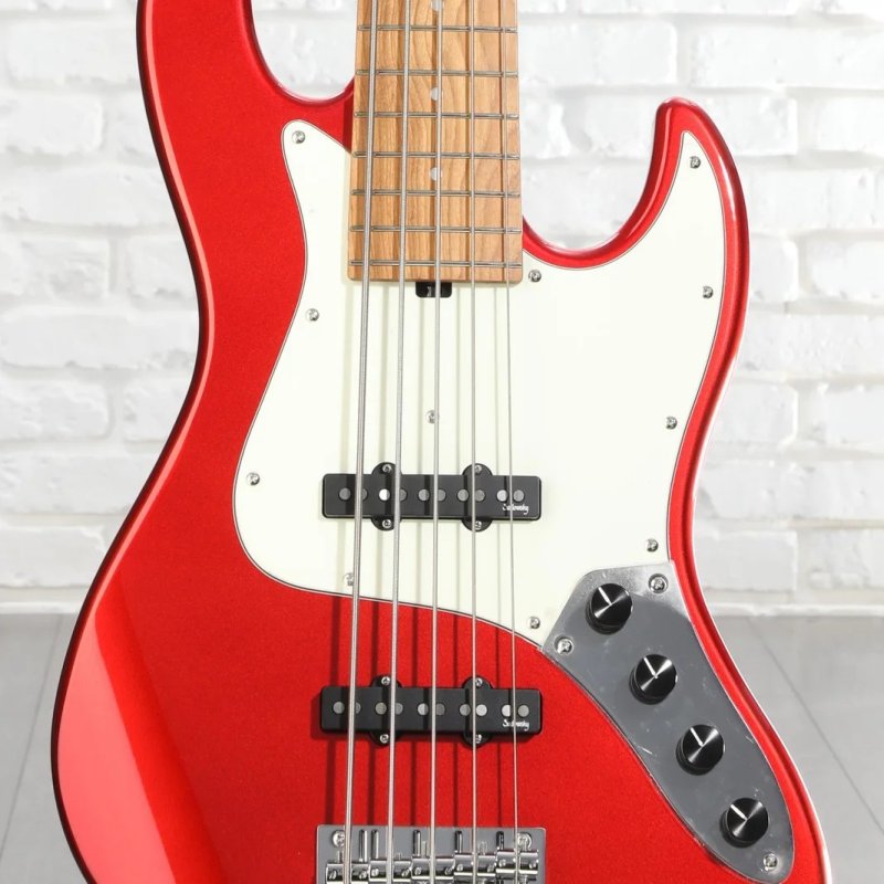 Sadowsky Metroexpress 21-Fret Vintage JJ Bass, 5-String - Candy Apple Red Metallic