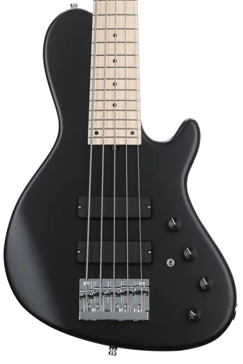 Sadowsky MetroLine 24-Fret 5-String Single Cut Bass - Solid Black Satin — photo 1