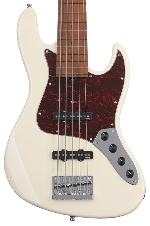 Sadowsky MetroLine 21-Fret Vintage JJ 5-String Bass - Solid Olympic White Gloss — photo 1