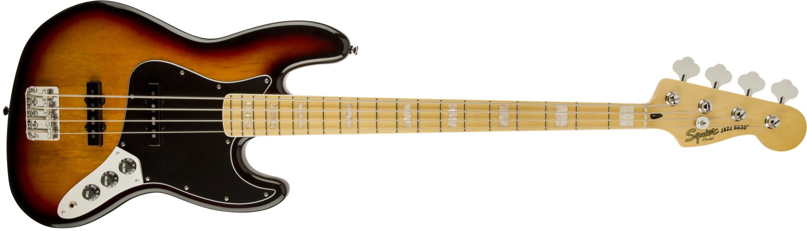 2014 Squier Vintage Modified Jazz Bass '77 - 3-Color Sunburst — photo 1