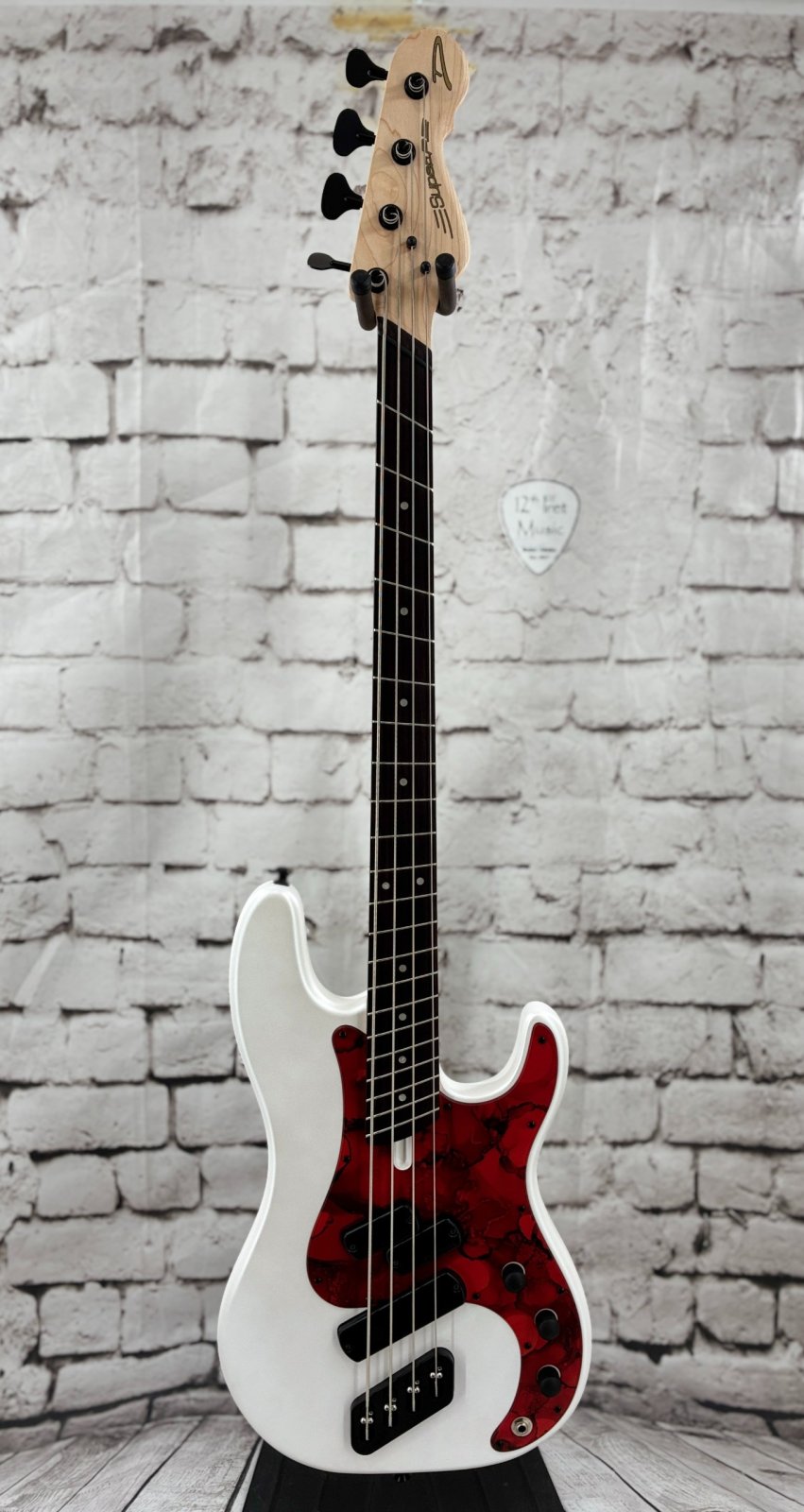 Dingwall SP1 4-String - Matte Ducati Pearl White with Pablo Pickguard — photo 1