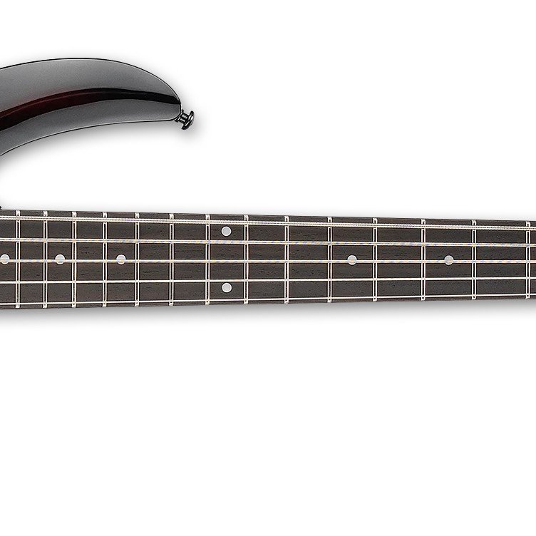 LTD B-205DX 5-String Electric Bass - Red Burst