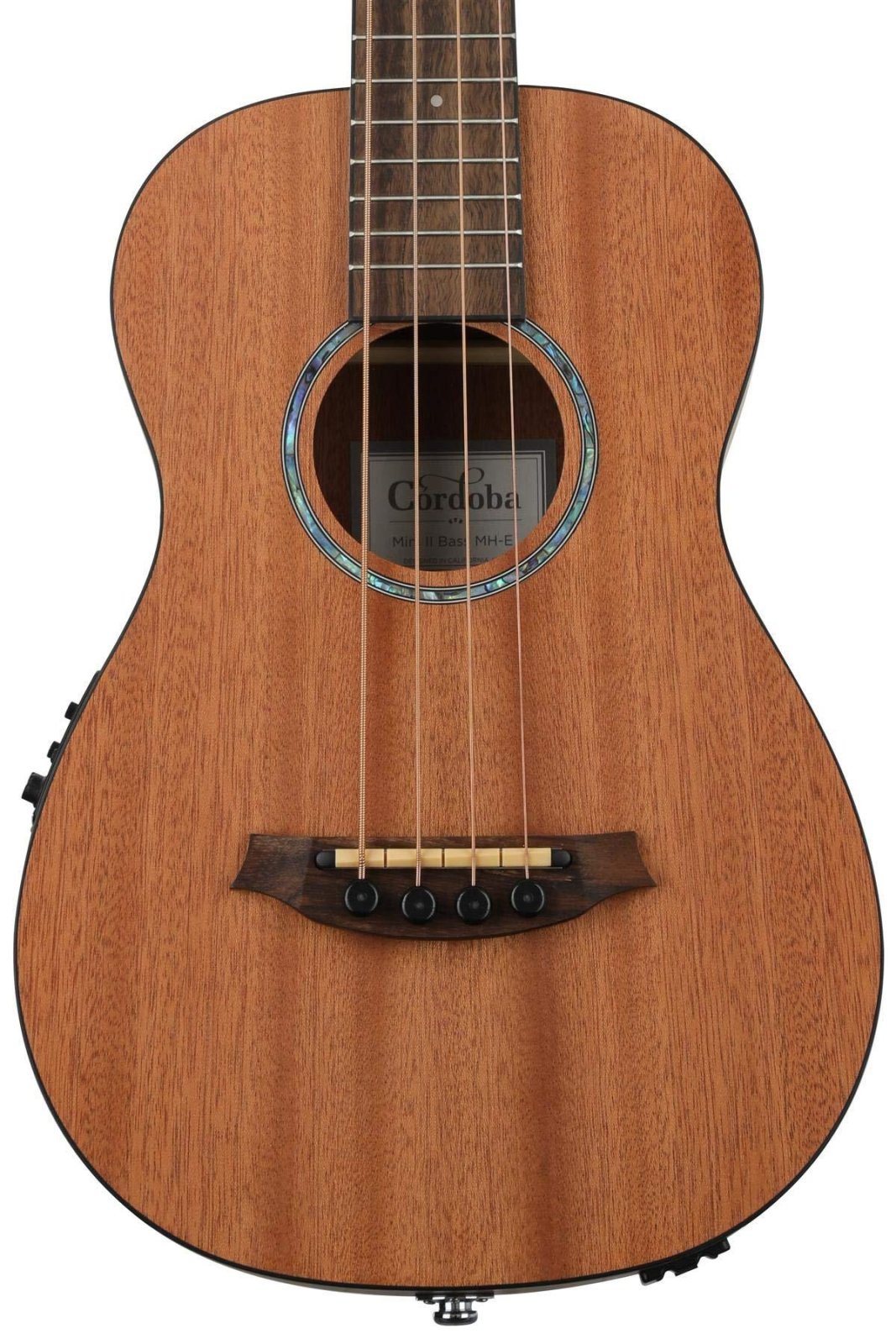 Cordoba MH-E Mini II Acoustic Electric Bass - Mahogany — photo 1